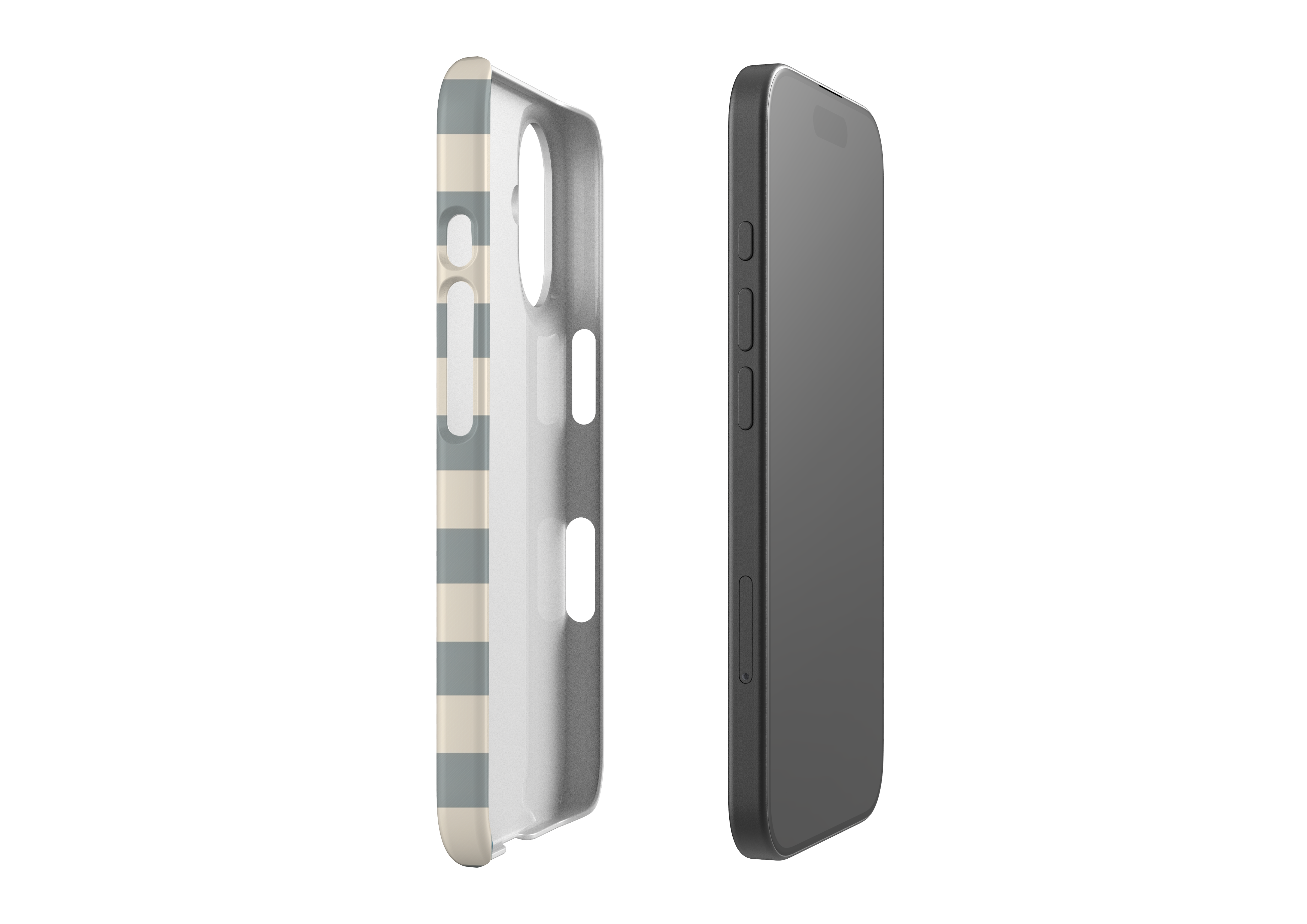 iPhone case, exploded view - Silhouette case.