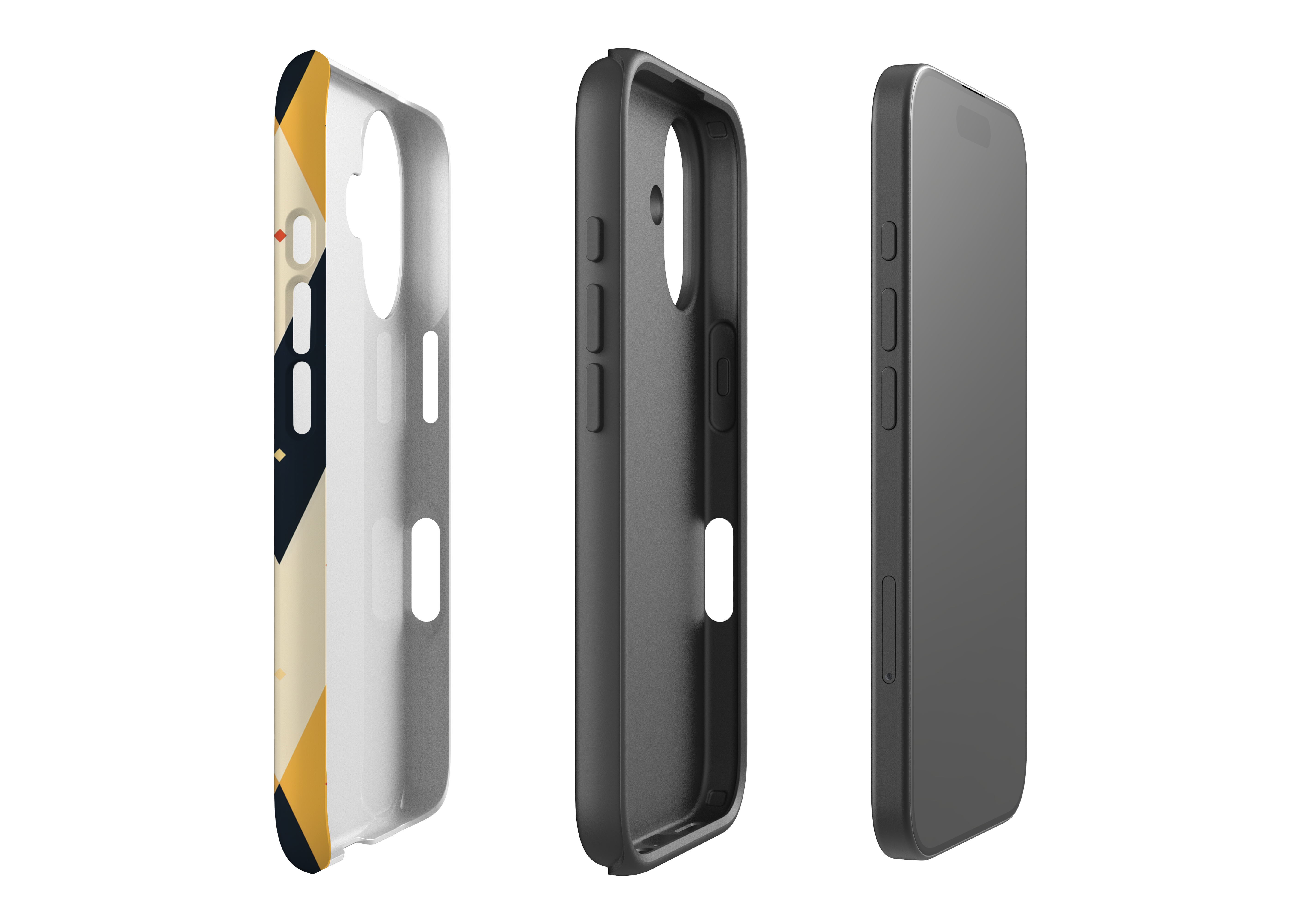 iPhone case, exploded view - Endurance case.