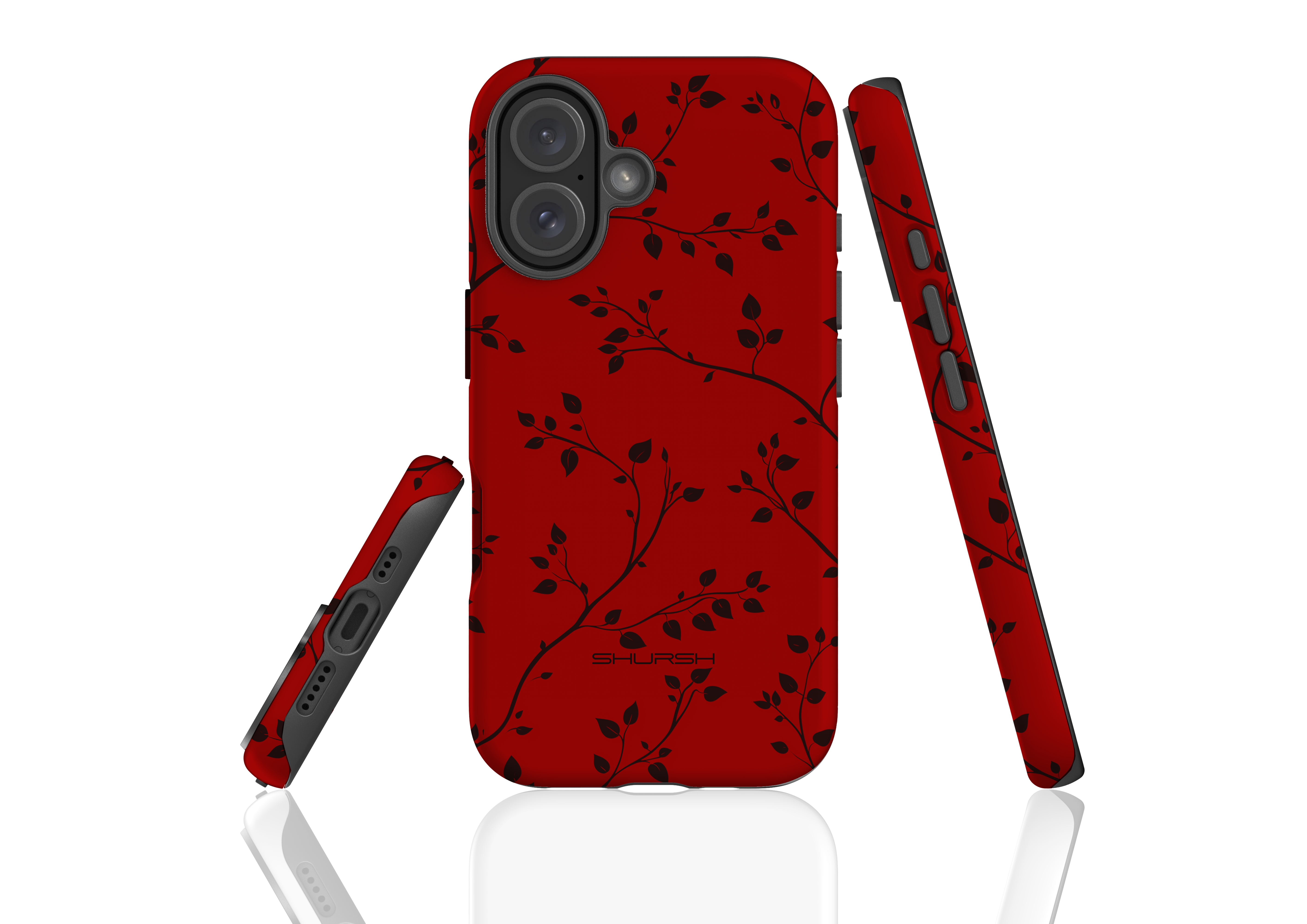 Crimson iPhone Case