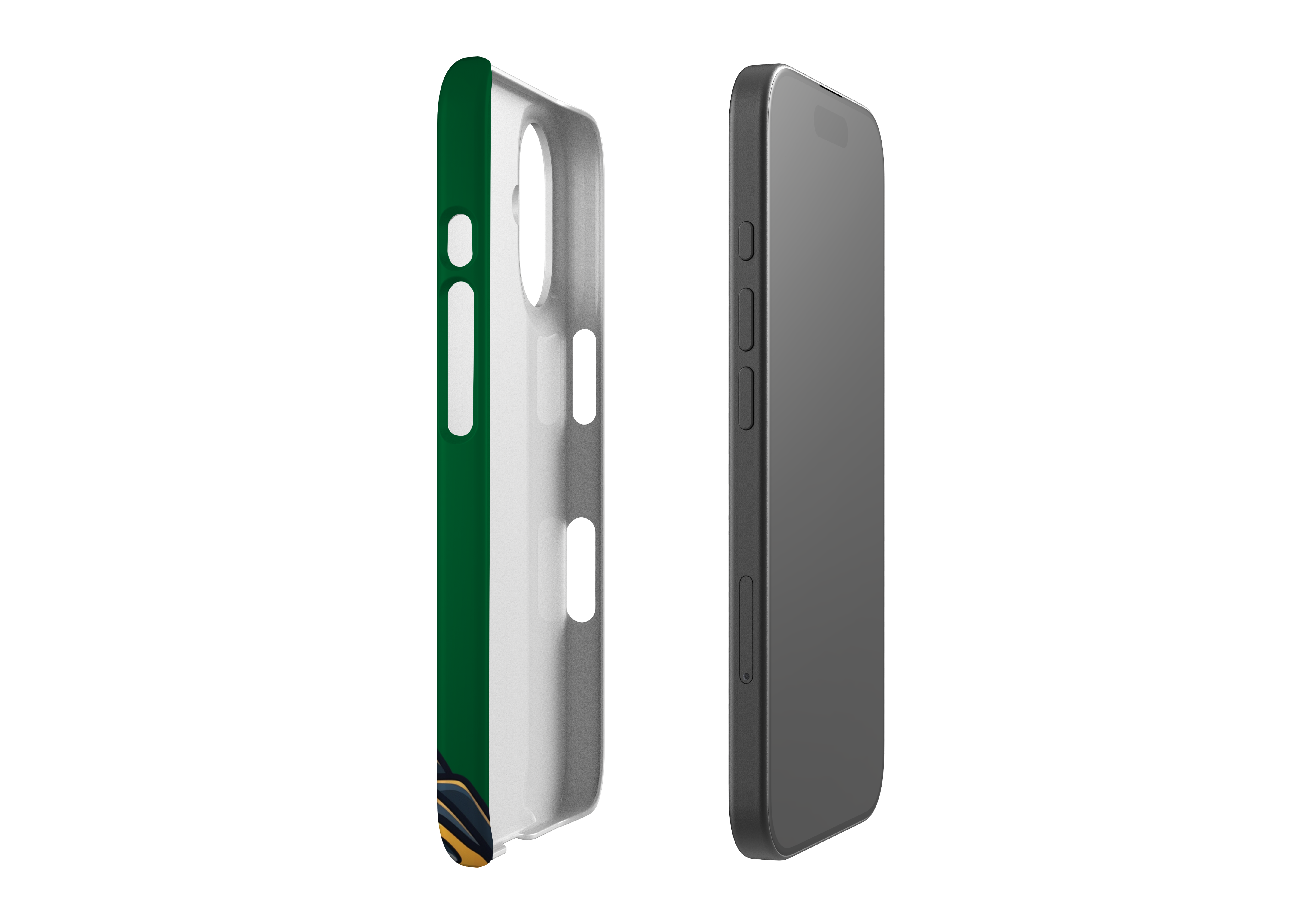 iPhone case, exploded view - Silhouette case.