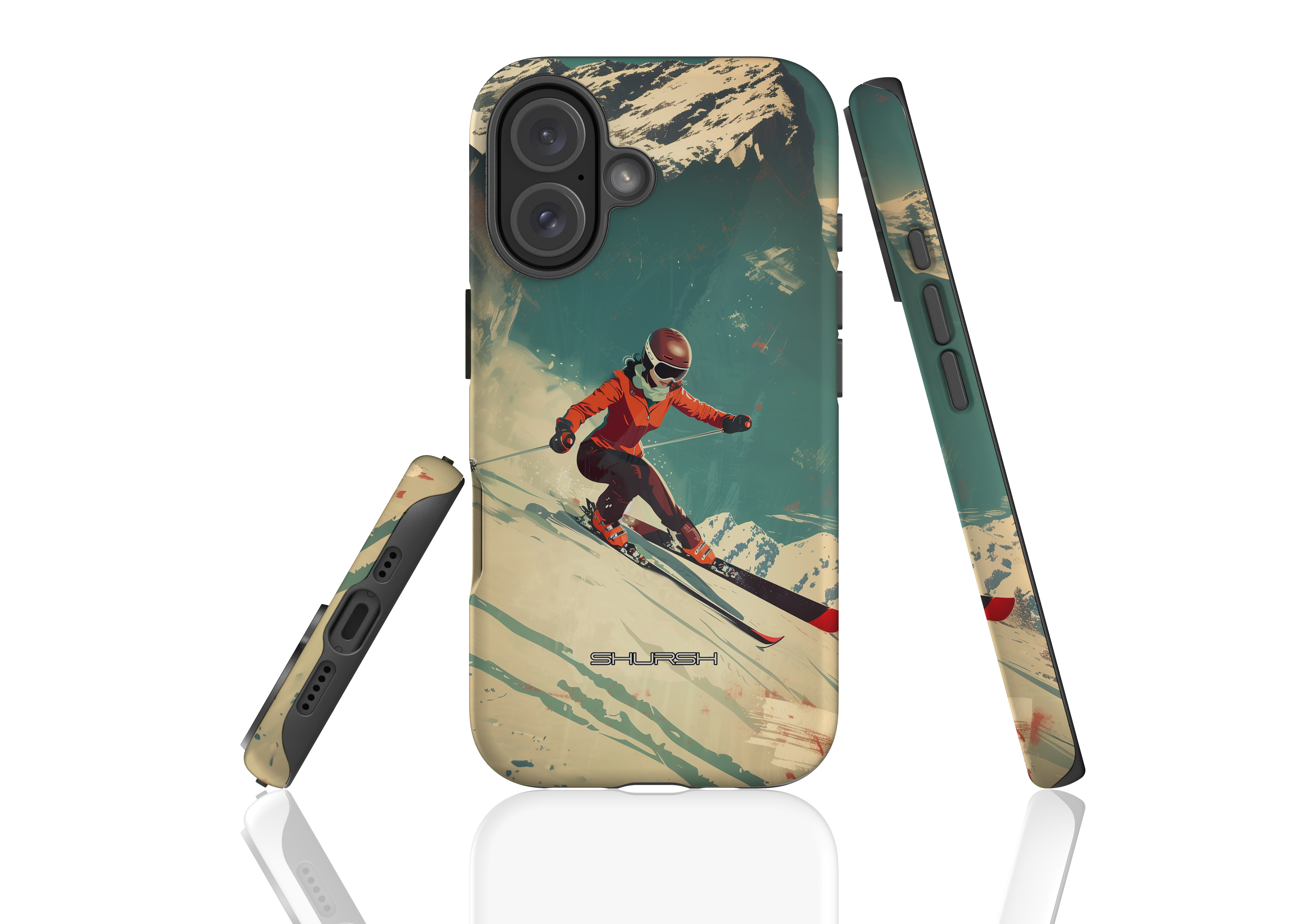 Skier Chick iPhone Case