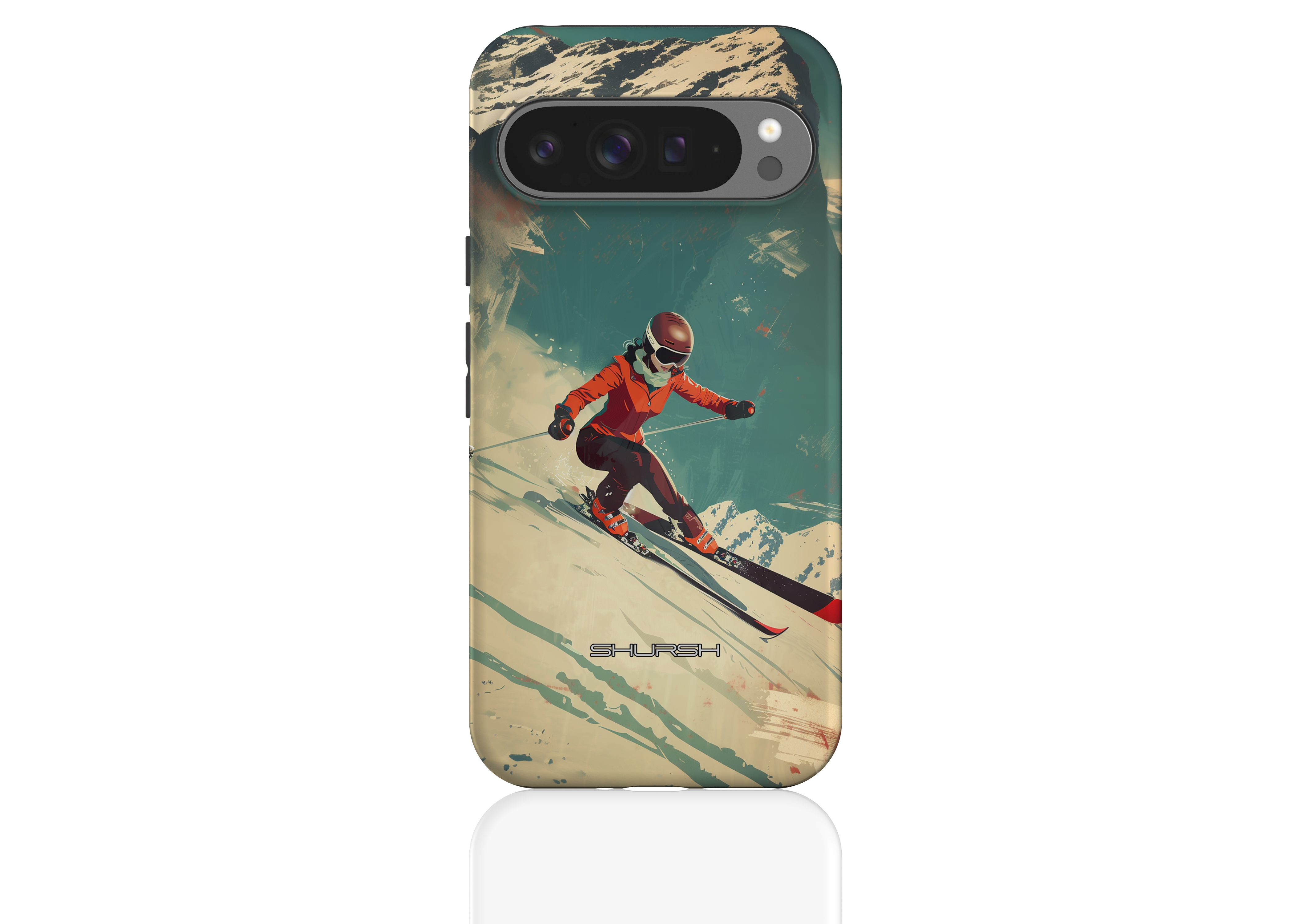 Skier Chick Google Pixel Case