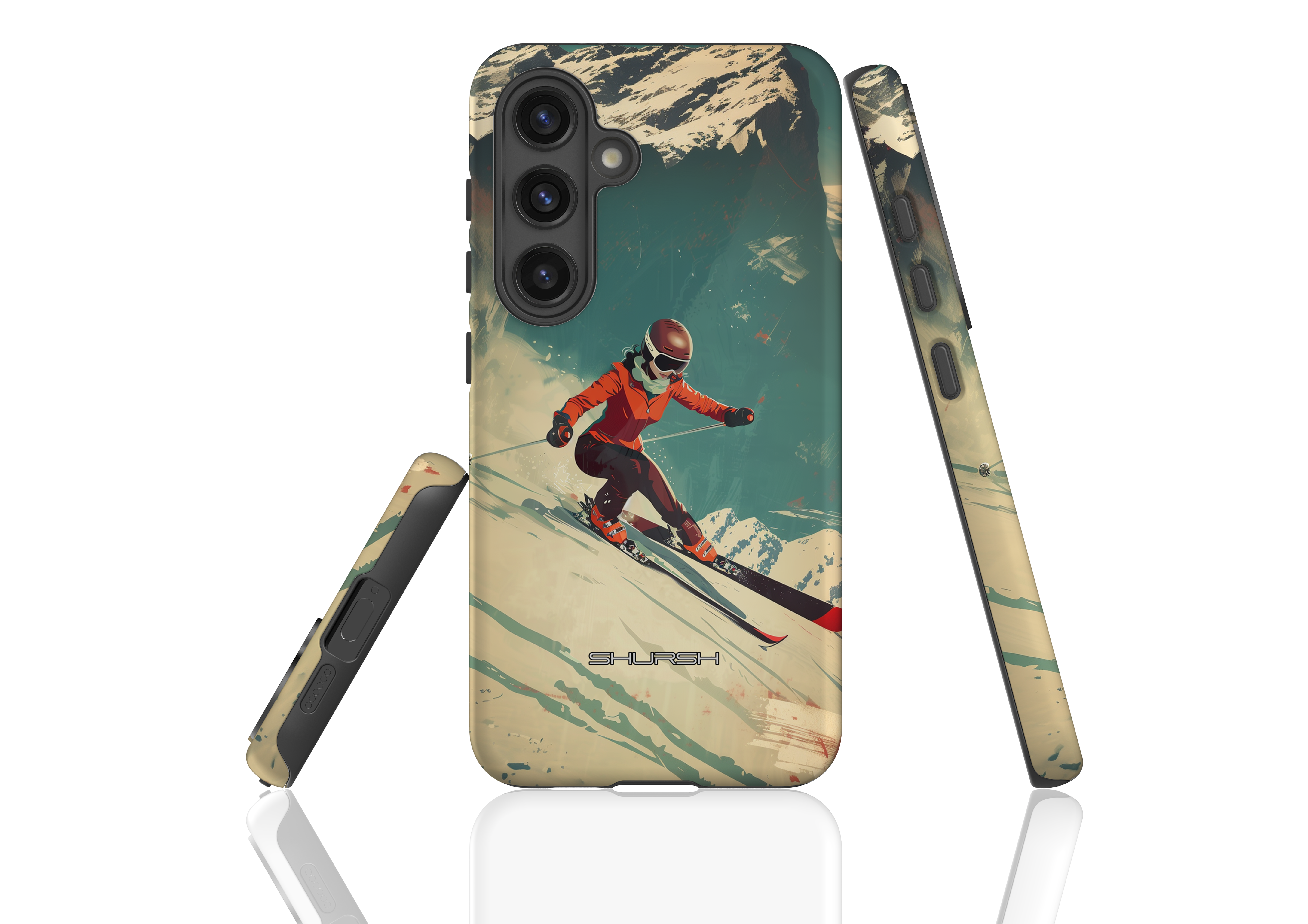 Skier Chick Samsung Case