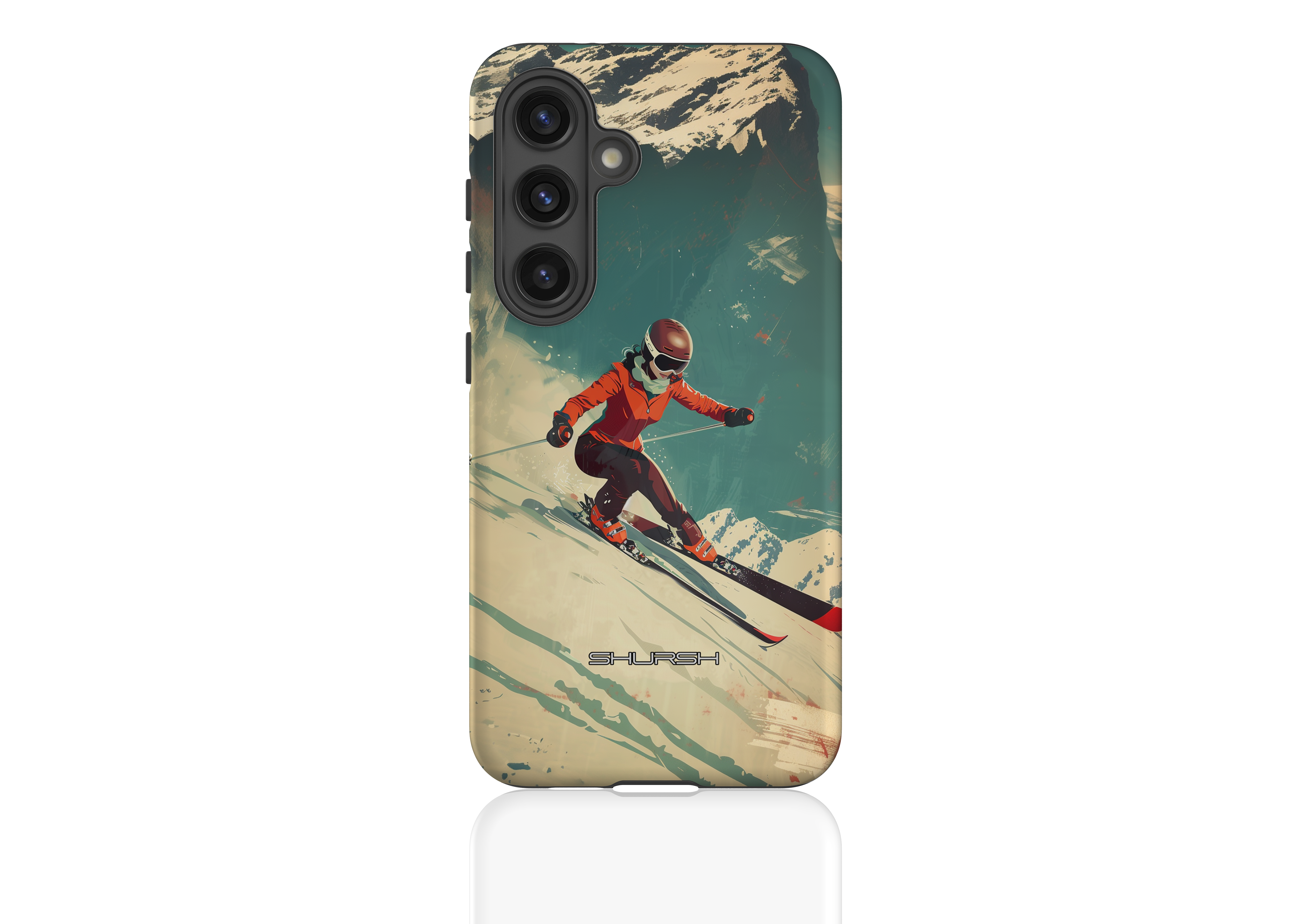 Skier Chick Samsung Case