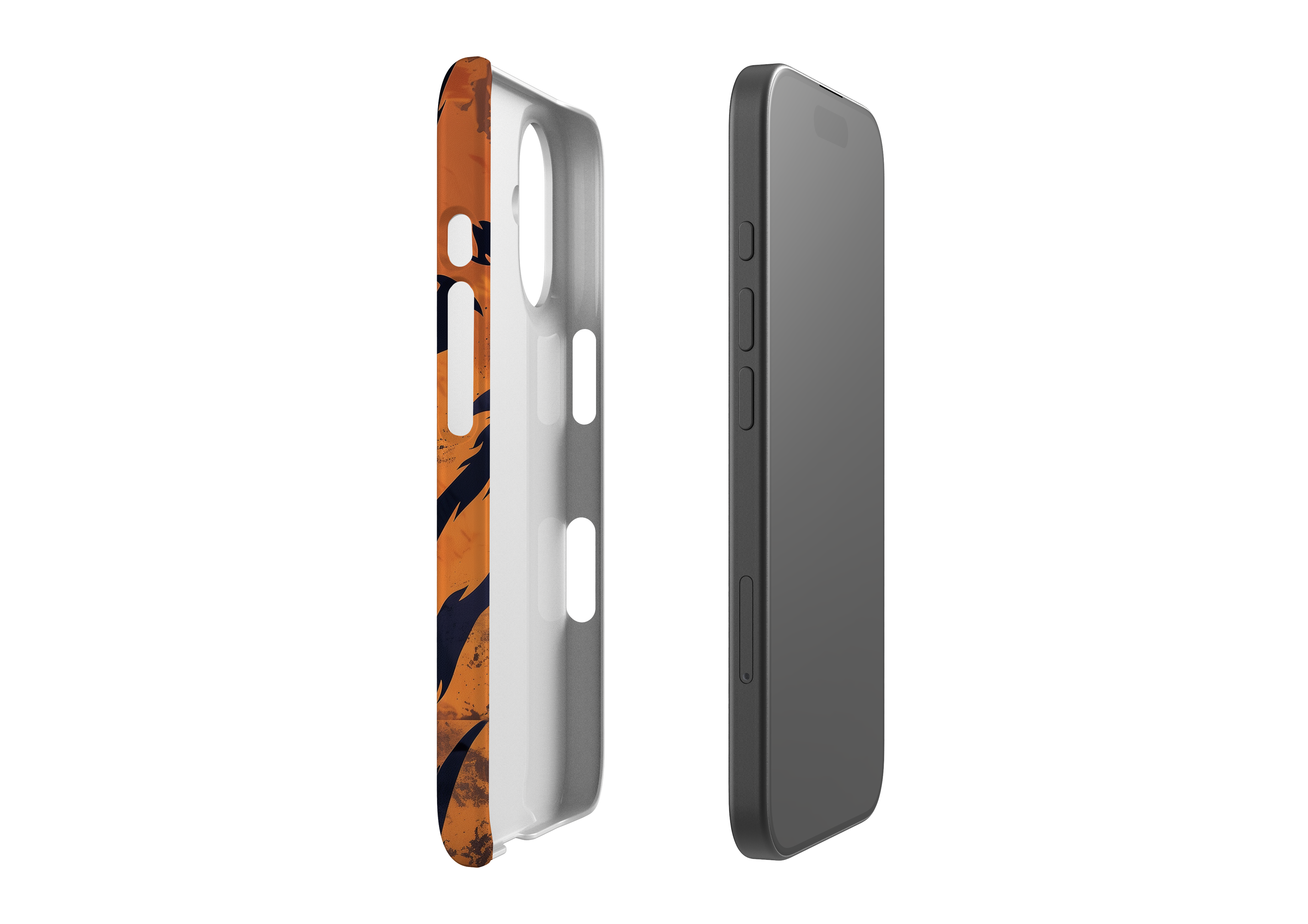 iPhone case, exploded view - Silhouette case.