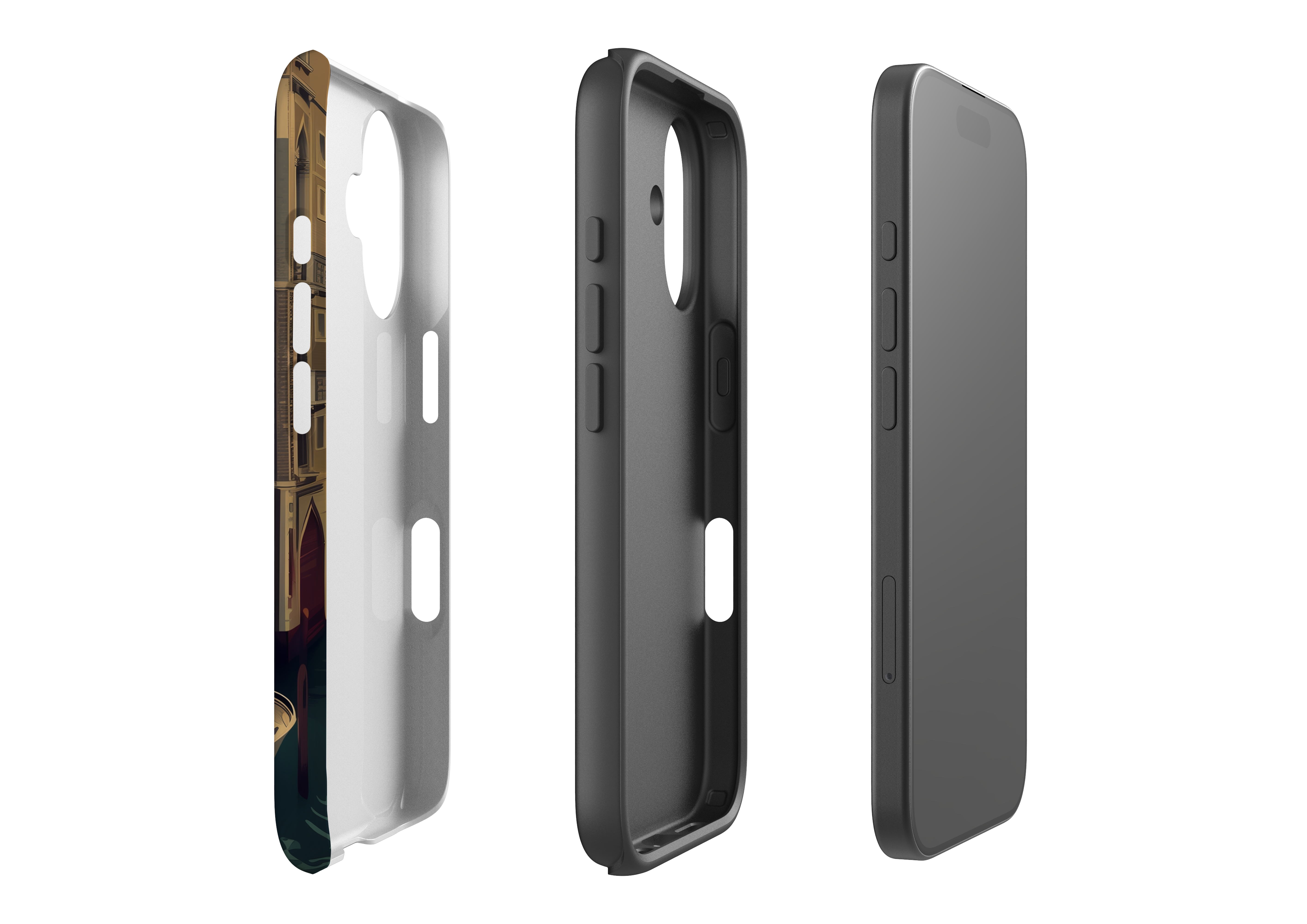 iPhone case, exploded view - Endurance case.